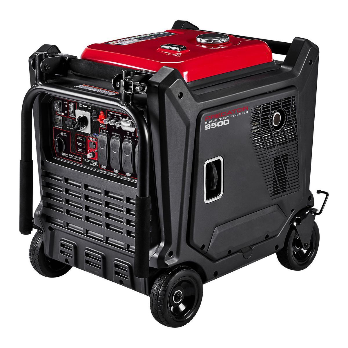 PREDATOR 9500 Watt SUPER QUIET Inverter Generator with CO SECURE Technology