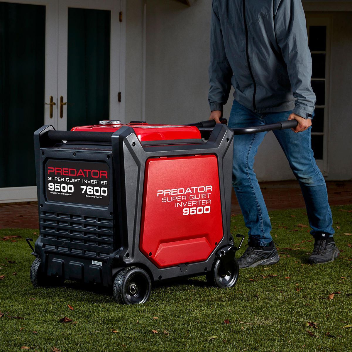 PREDATOR 9500 Watt SUPER QUIET Inverter Generator with CO SECURE Technology