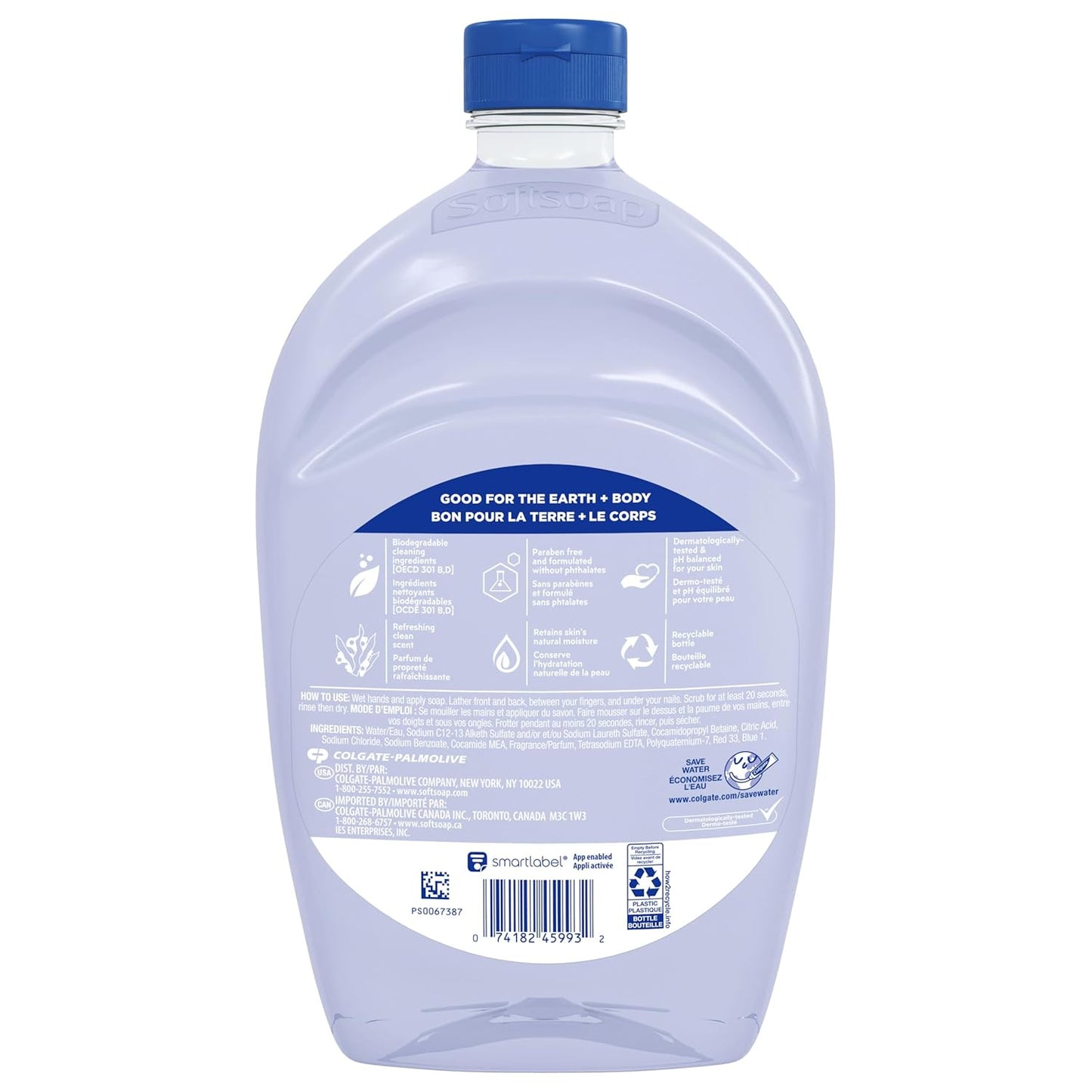 Softsoap Clear Liquid Hand Soap Refill, Refreshing Clean Scent, Aquarium Series - 50 Fluid Ounce