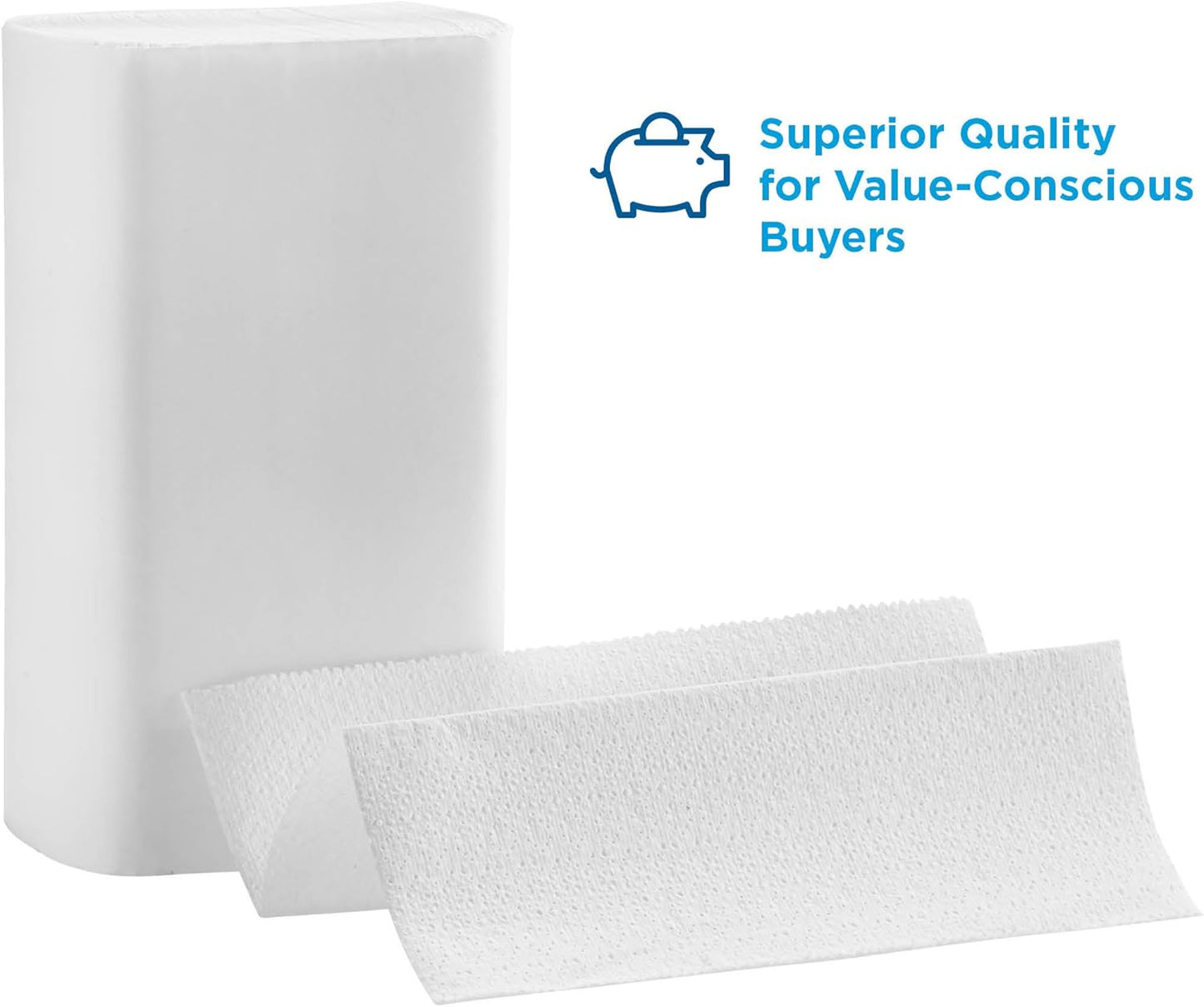 Toallas de papel multipliegue premium de 2 capas Georgia-Pacific Pacific Blue Select de GP PRO (Georgia-Pacific), color blanco, 21 000, 125 toallas de papel por paquete, 16 paquetes por caja