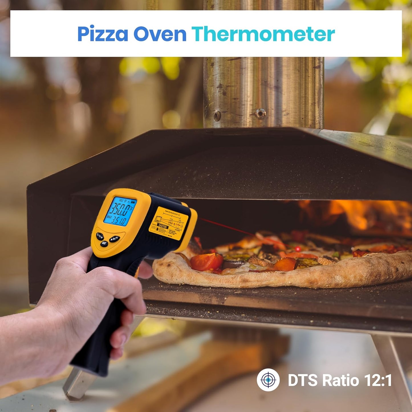 Etekcity Infrared Thermometer Temperature Gun 774, Digital IR Temp Gun for Food, Cooking, BBQ, Pizza Oven, Reptile, Griddle Accessories, Non Contact Surface Outdoor Heat Gun